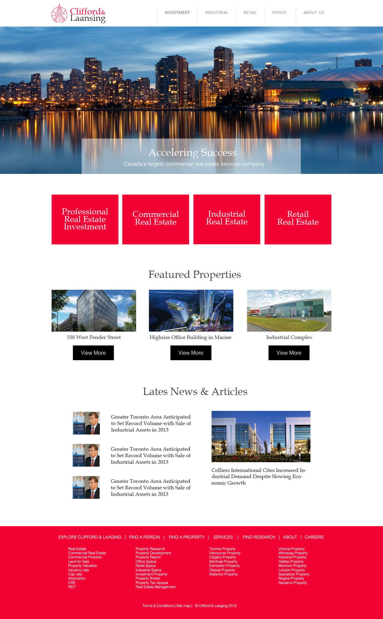 Real Estate Free Website Template - Free CSS Templates - Free CSS