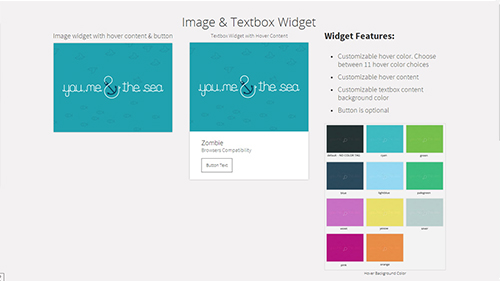  Image & Textbox Widget