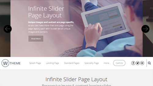  Infinite Header Page Layout